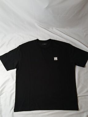 AMIRI Black Short Sleeve Logo Tee